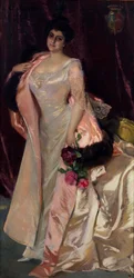 Porträt von Mercedes Mendeville, Gräfin von San Félix